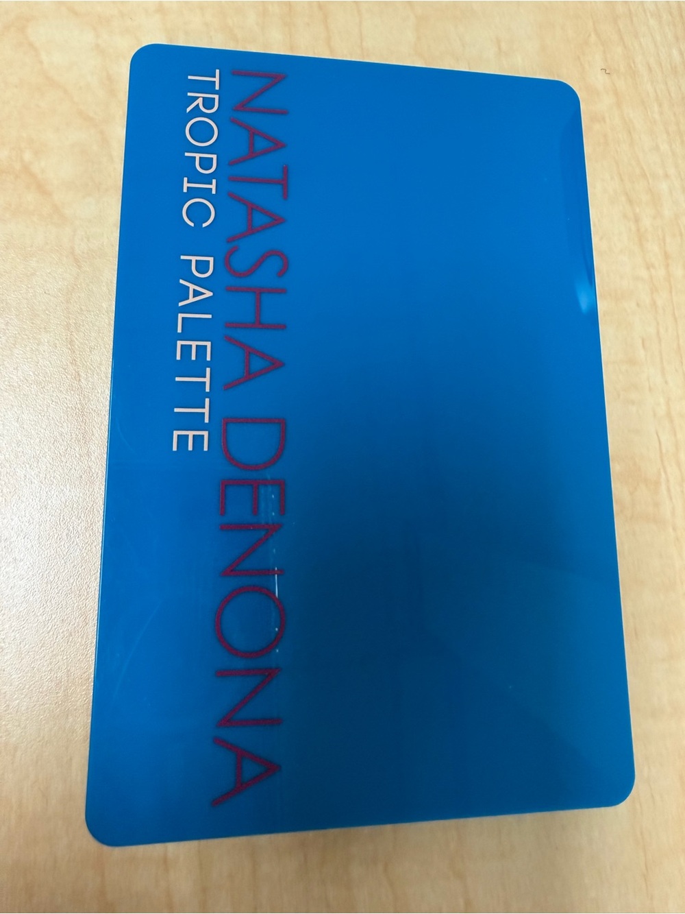 Natasha Denona Tropic Palette Compact in Bright Blue - untouched